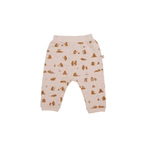 UP4205 PANTALÓN 100% ALGODÓN «COZY BEARS» SILVER PEONY RED CARIBOU