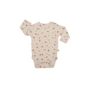 UP3439 BODY 100% ALGODÓN PIMA «WOODLAND HEDGIES» TAPIOCA RED CARIBOU