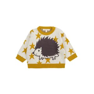 UP3606 CHOMPA KNIT «STELLAR HEDGIE» IVORY MULTI RED CARIBOU