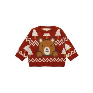 UP3609 CHOMPA KNIT «WINTER CLUB» KETCHIP MULTI RED CARIBOU