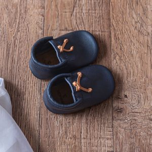 UP4774 ZAPATOS CAMILO AZUL MARINO 100 % DE CUERO MINIMOX