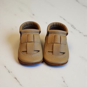 UP4782 ZAPATOS FRANCISCANAS MANÍ 100 % DE CUERO MINIMOX