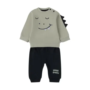 UP10125 Chandal 2 Piezas Bebé iDO | Dino Verde