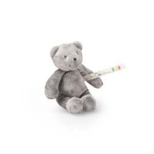 UP4363 PELUCHE PEQUEÑO DE 10 CM OSO GRIS LES P´TITS DOUDOUS DEL HOSPITAL MOULIN ROTY