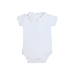 UP3441 BODY CUELLO BEBE MANGA CORTA ALGODÓN PIMA WHITE PIMA LIMA