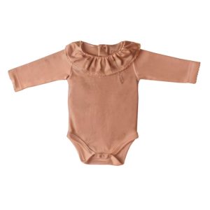 UP3442 BODY MANGA LARGA CUELLO REDONDO ALGODÓN PIMA LATTE PIMA LIMA