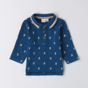 UP10198 Camiseta Polo iDO | Azul Osos