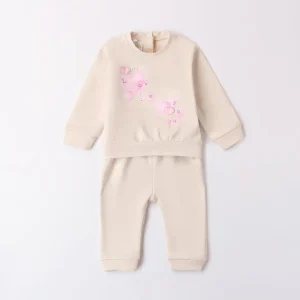 UP10128 Chandal 2 Piezas Bebé iDO | Beig Corazones